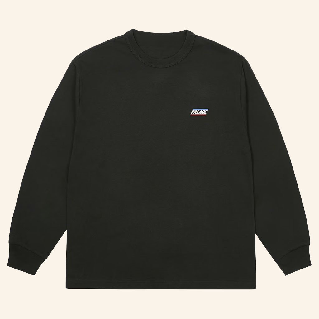 Palace Skateboards Merch 2026 Basically A Long Sleeve Shirt Black Gifts For Boyfriend - Petshi