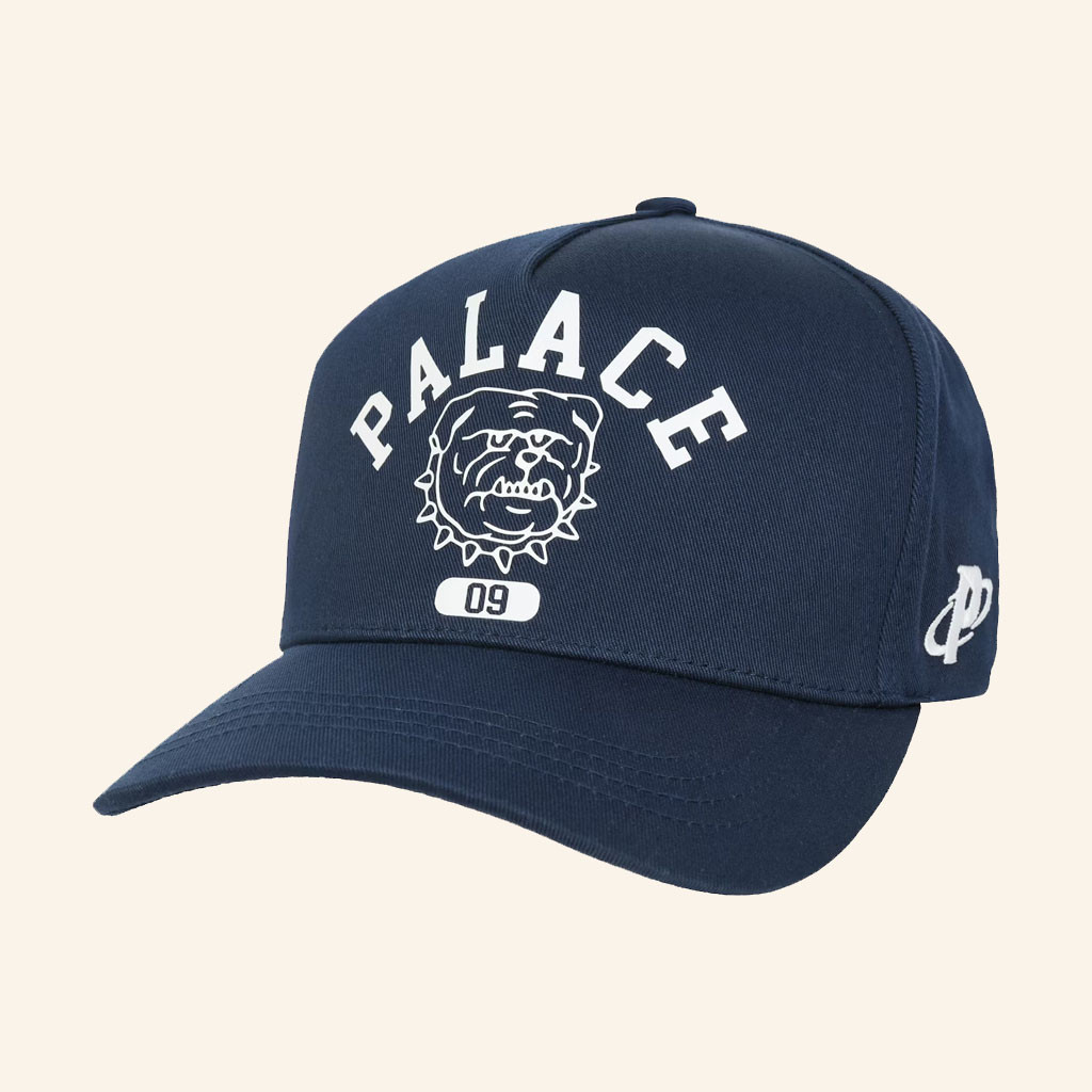 Palace Skateboards Merch 2026 Bulldog P Hat Navy Best Birthday Gift For Husband - Petshi