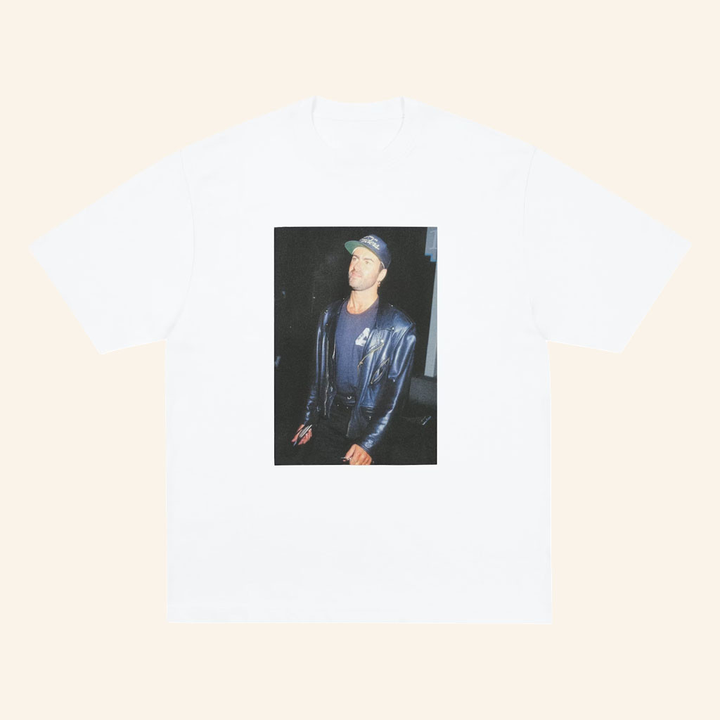Palace Skateboards Merch 2026 George Michael T-Shirt White Present For Friends - Petshi