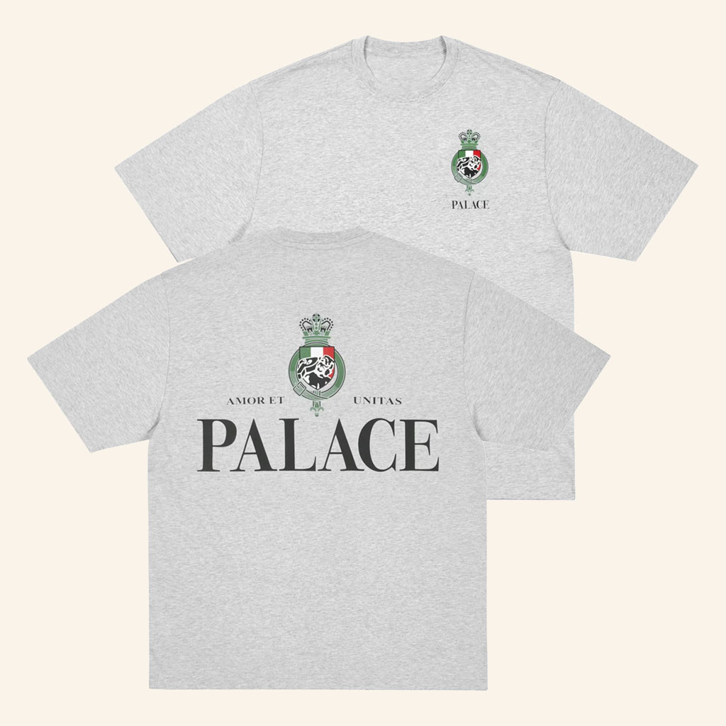 Palace Skateboards Merch 2026 Heavy Crest T-Shirt Birthday Gifts For Brothers - Petshi