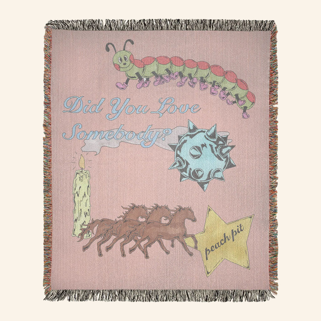 Peach Pit Merch 2026 Did You Love Somebody Blanket Gift Ideas For Music Lovers - Petshi