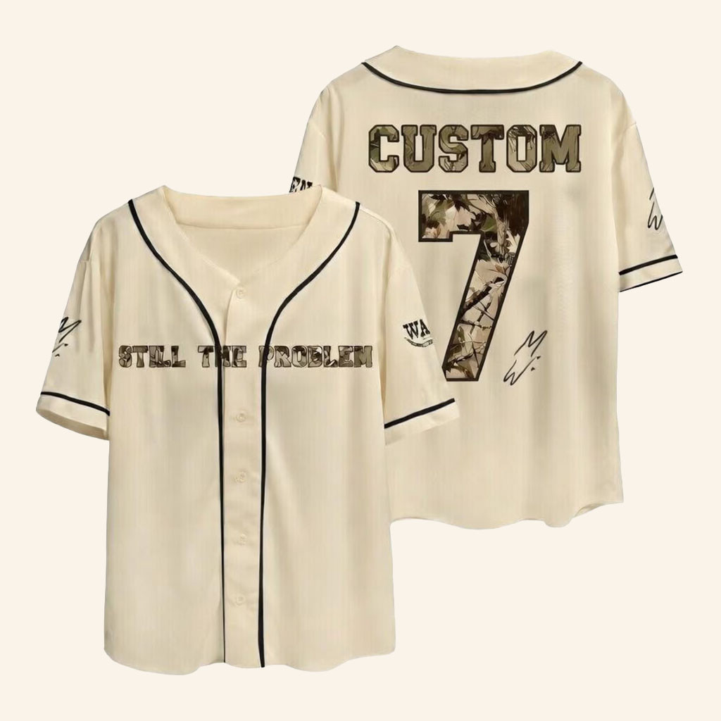 Personalized Morgan Wallen Merch Still The Problem Tour 2026 Baseball Jersey Gifts For Fans - Petshi