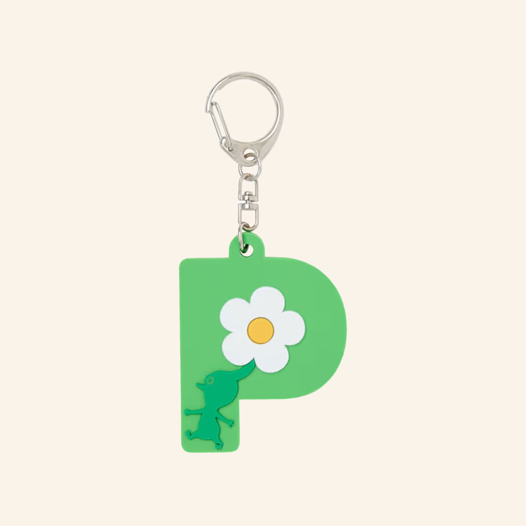 Pikmin Merch 2026 P Logo Keychain Birthday Gift Ideas For Video Game Lovers - Petshi