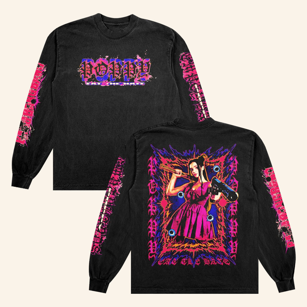 Poppy Merch 2026 Violence Long Sleeve Shirt Unique Gifts For Music Lovers - Petshi