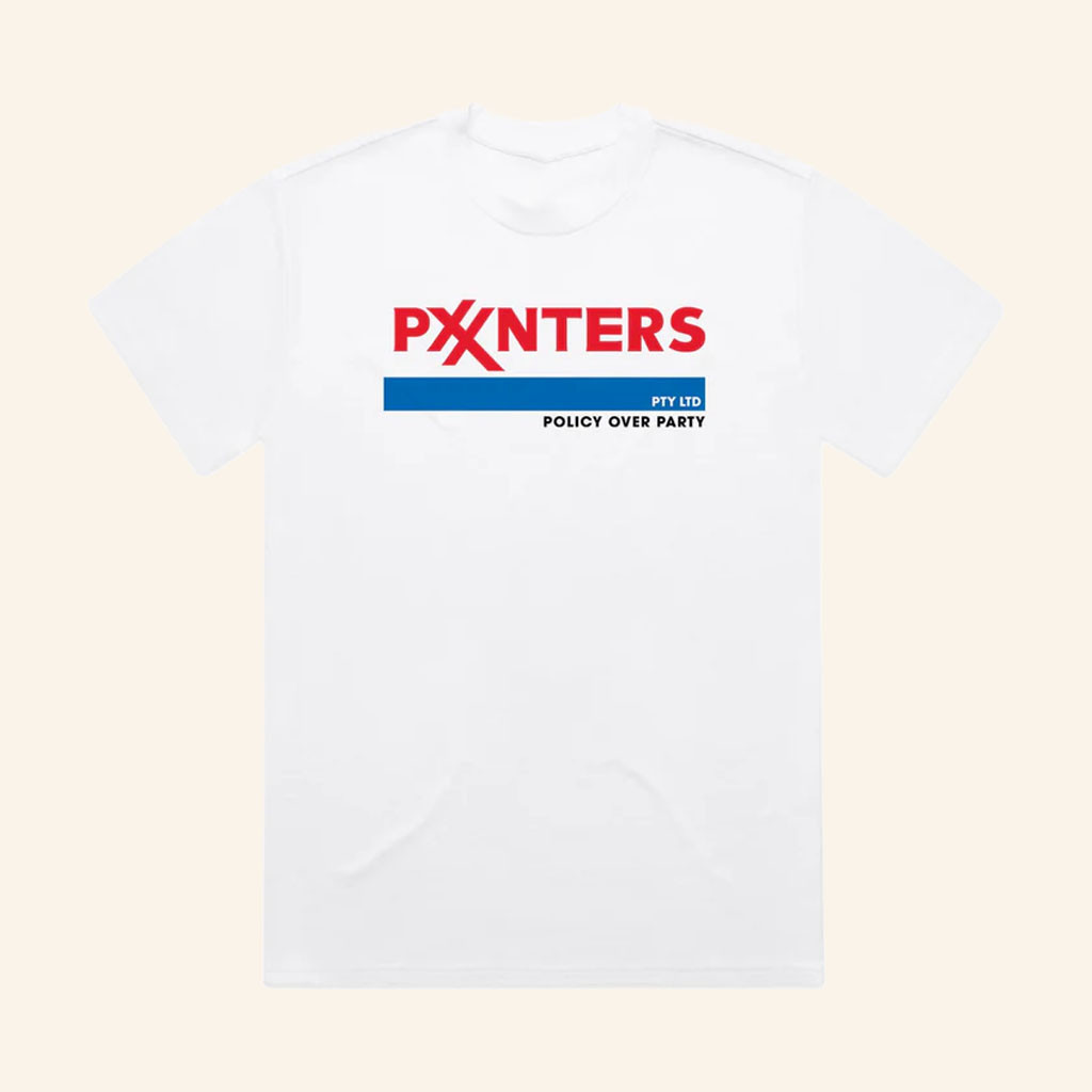 Punter's Politics Merch 2026 Pxxnters T-Shirt Policy Over Party Shirt Gifts For Husband - Petshi