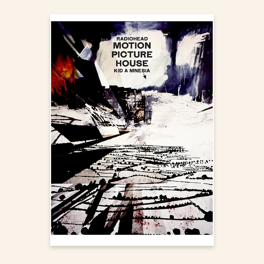 Radiohead Merch 2026 Motion Picture House Poster Home Decor Gifts For Rock Band Fans - Petshi