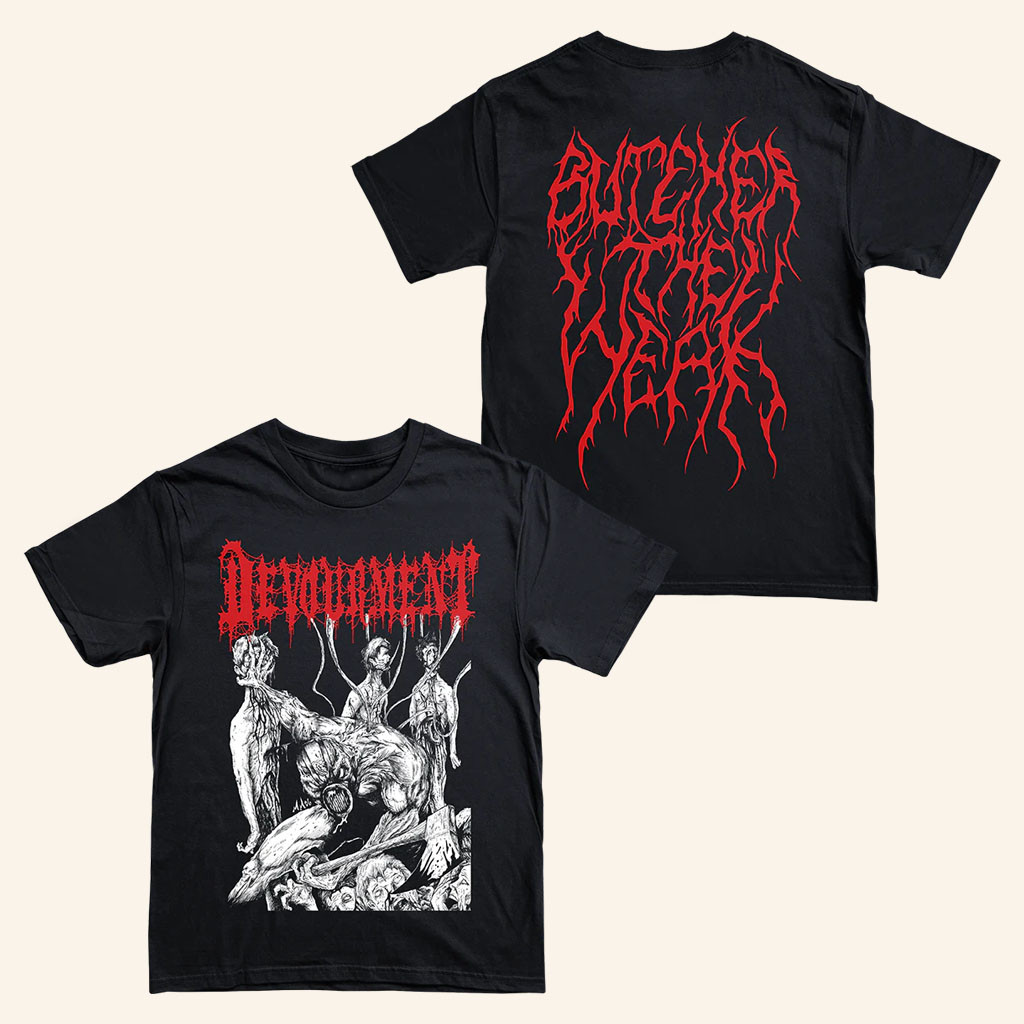 Reality Fade Merch 2026 Devourment Butcher The Weak T-Shirt Gift Ideas For Music Lovers - Petshi
