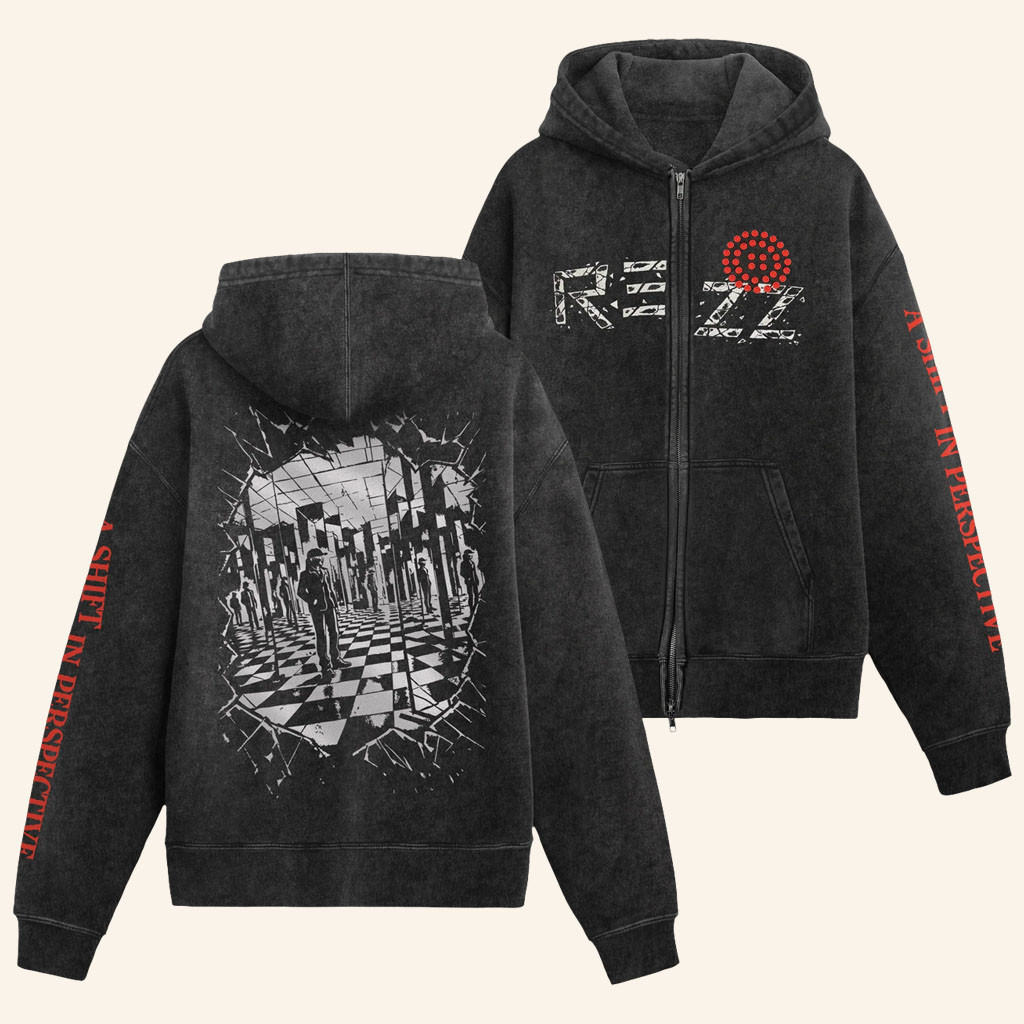 Rezz Merch 2026 A Shift In Perspective Zip Hoodie Gifts Ideas For DJ Fans - Petshi