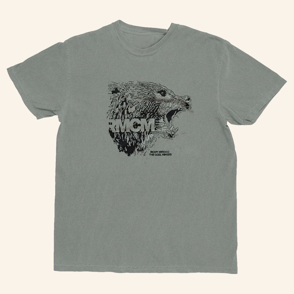RMCM Merch 2026 Bear T-Shirt Richy Mitch And The Coal Miners Shirt Gifts For Rock Band Fans - Petshi