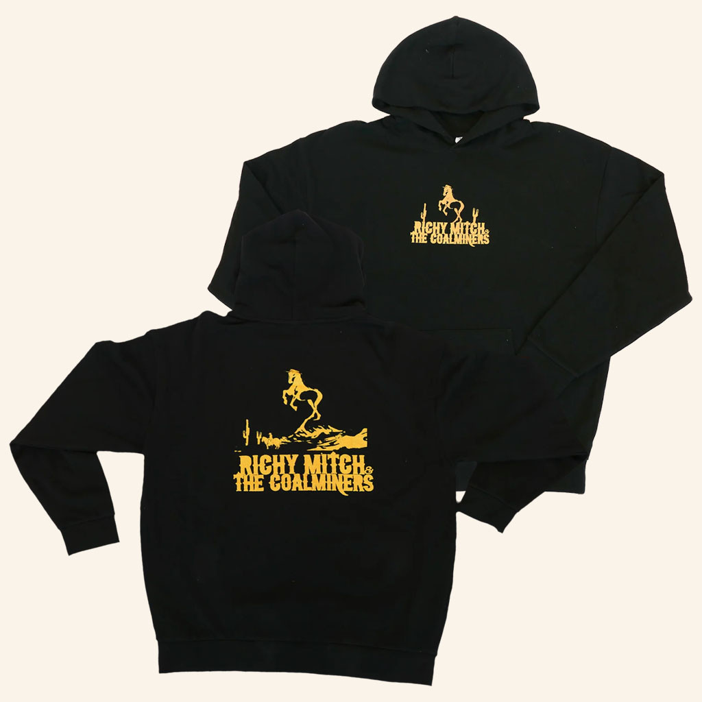 RMCM Merch 2026 Black Richy Mitch And The Coal Miners Hoodie Gifts For Rock Band Fans - Petshi