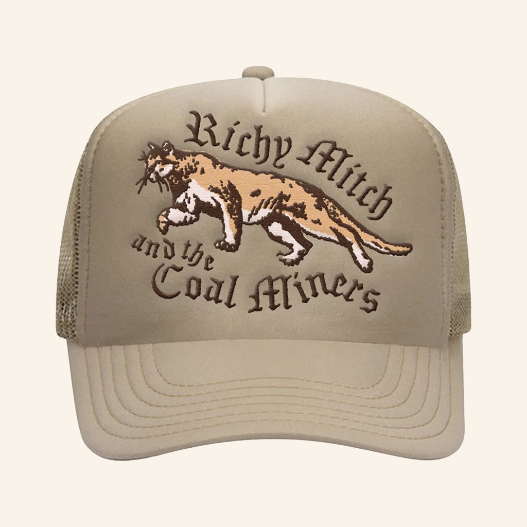 RMCM Merch 2026 Mountain Lion Trucker Hat Richy Mitch And The Coal Miners Cap Gifts For Fans - Petshi