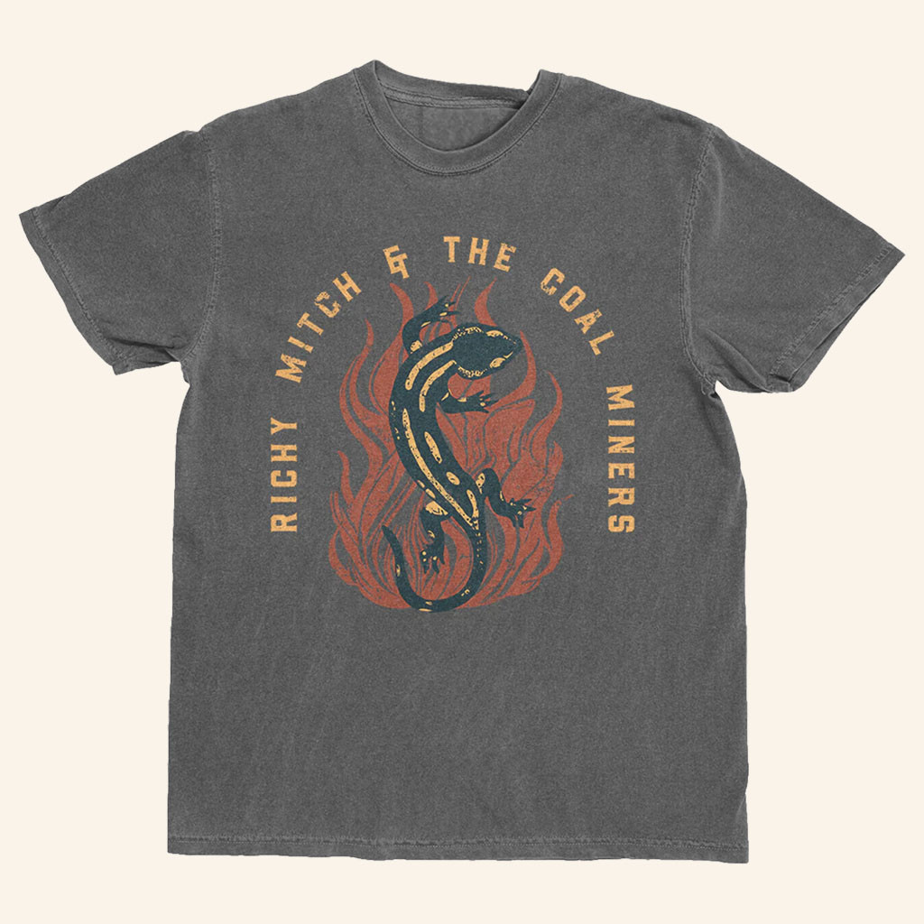 RMCM Merch 2026 Salamander T-Shirt Richy Mitch And The Coal Miners Shirt Gifts For Band Fans - Petshi