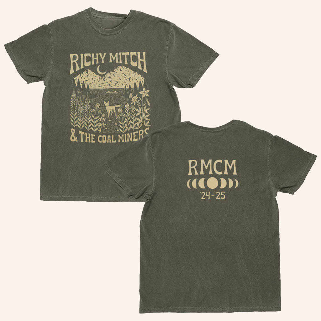RMCM Merch 24 - 25 T-Shirt Richy Mitch And The Coal Miners Shirt Gifts For Rock Music Lovers - Petshi