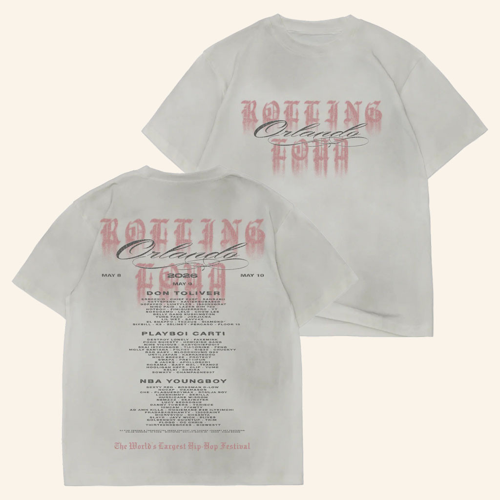 Rolling Loud Merch 2026 Reflection Lineup T-Shirt Best Gift For Hip Hop Fan - Petshi