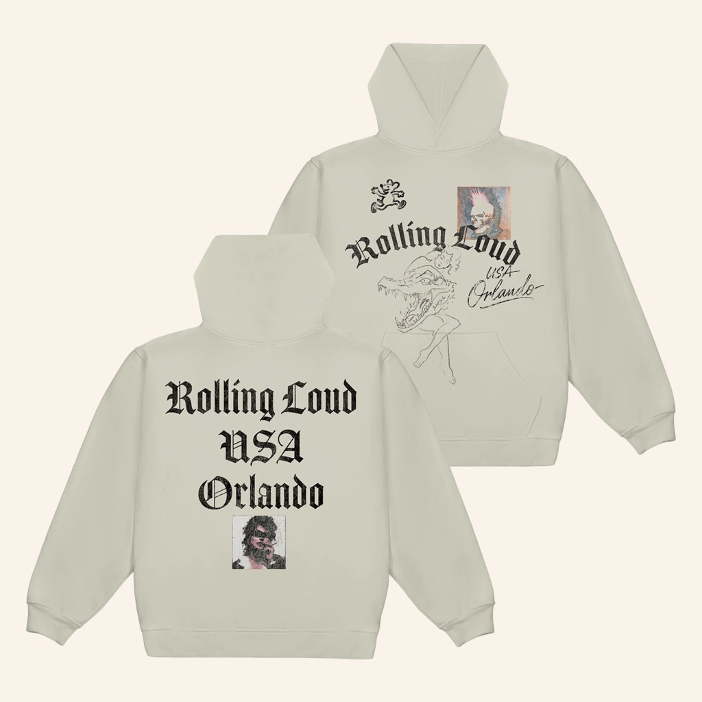 Rolling Loud Merch 2026 RL Orlando Signature Hoodie Hip Hop Lover Gifts - Petshi