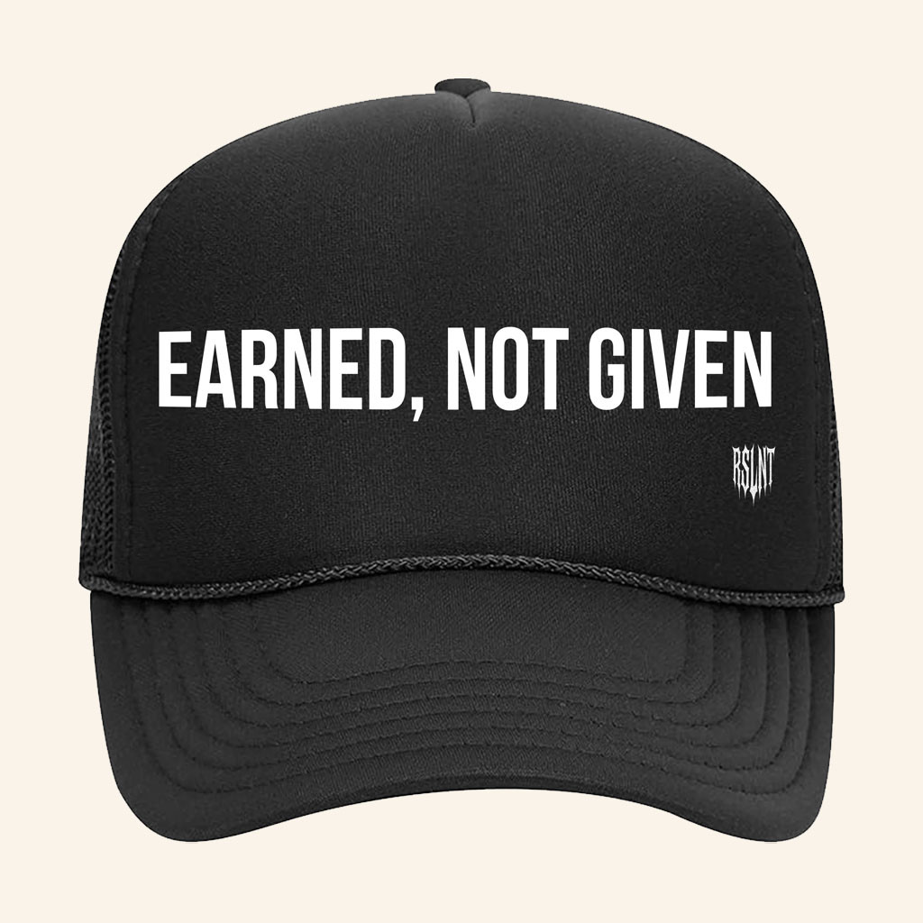 RSLNT Los Angeles Merch 2026 Earned Not Given Trucker Hat Gifts Ideas For Brothers - Petshi