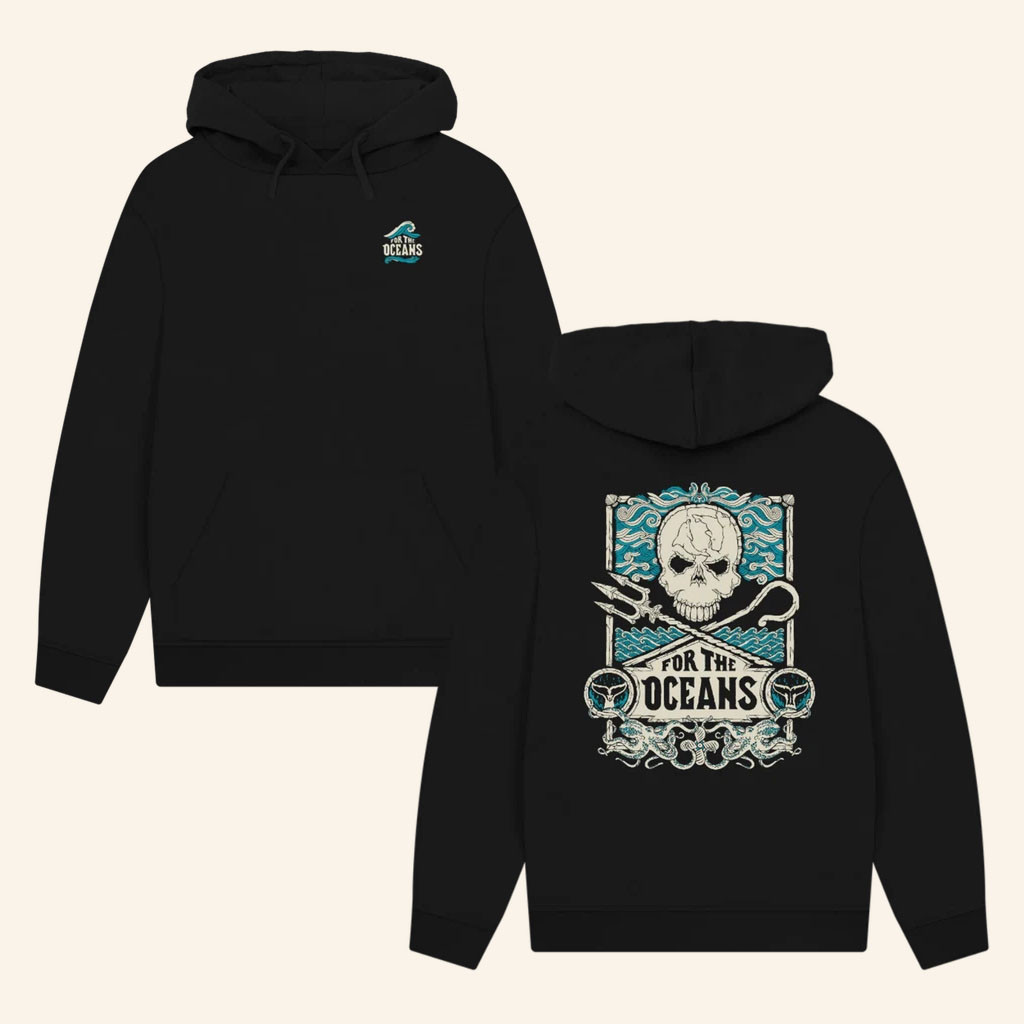 Sea Shepherd Merch 2026 For The Oceans Jolly Roger Hoodie Gifts Ideas For Besties - Petshi