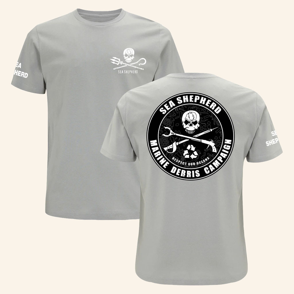 Sea Shepherd Merch 2026 Marine Debris Campaign T-Shirt Respect Our Ocean Shirt Gifts - Petshi