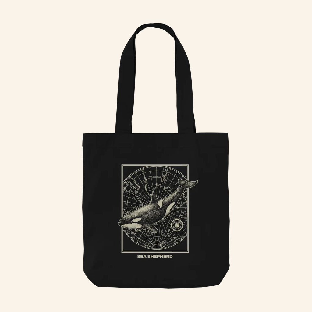 Sea Shepherd Merch 2026 Nautical Orca Tote Bag Killer Whale Handbags Gifts For Sisters - Petshi