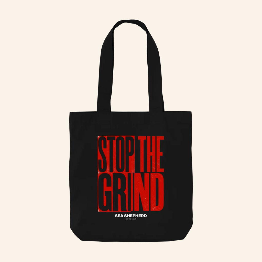 Sea Shepherd Merch 2026 Stop The Grind Tote Bag Best Birthday Gifts For Friends - Petshi