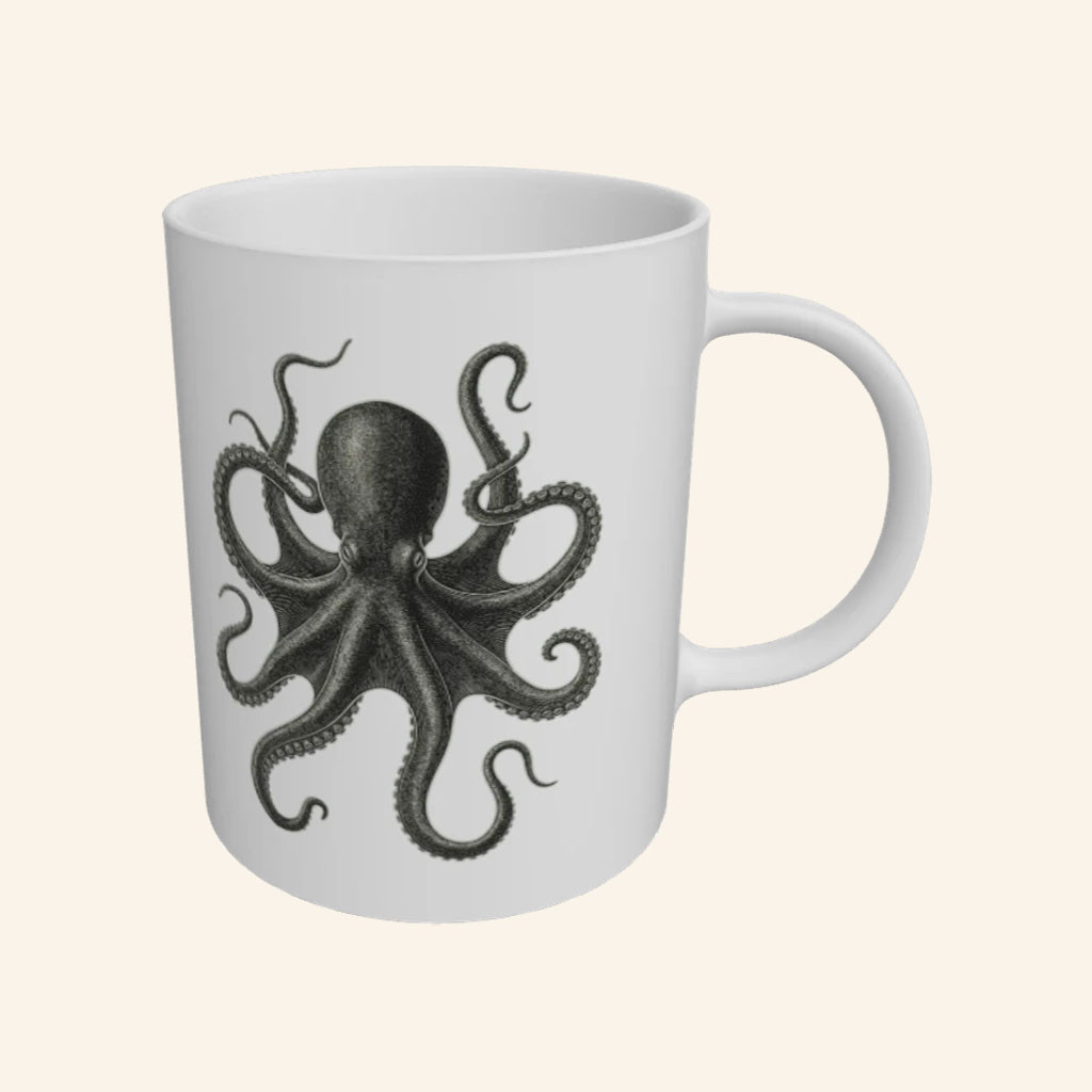 Sea Shepherd Merch 2026 Vintage Octopus Mug Top Father's Day Gifts For Husband - Petshi