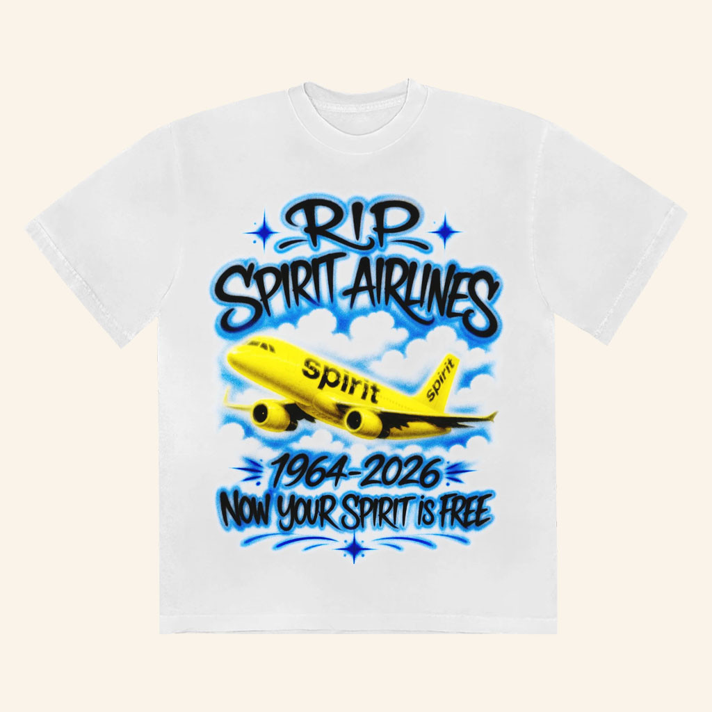 Secret Club Merch 2026 Free Spirit T-Shirt RIP Spirit Airlines Shirt Gifts For Friends - Petshi