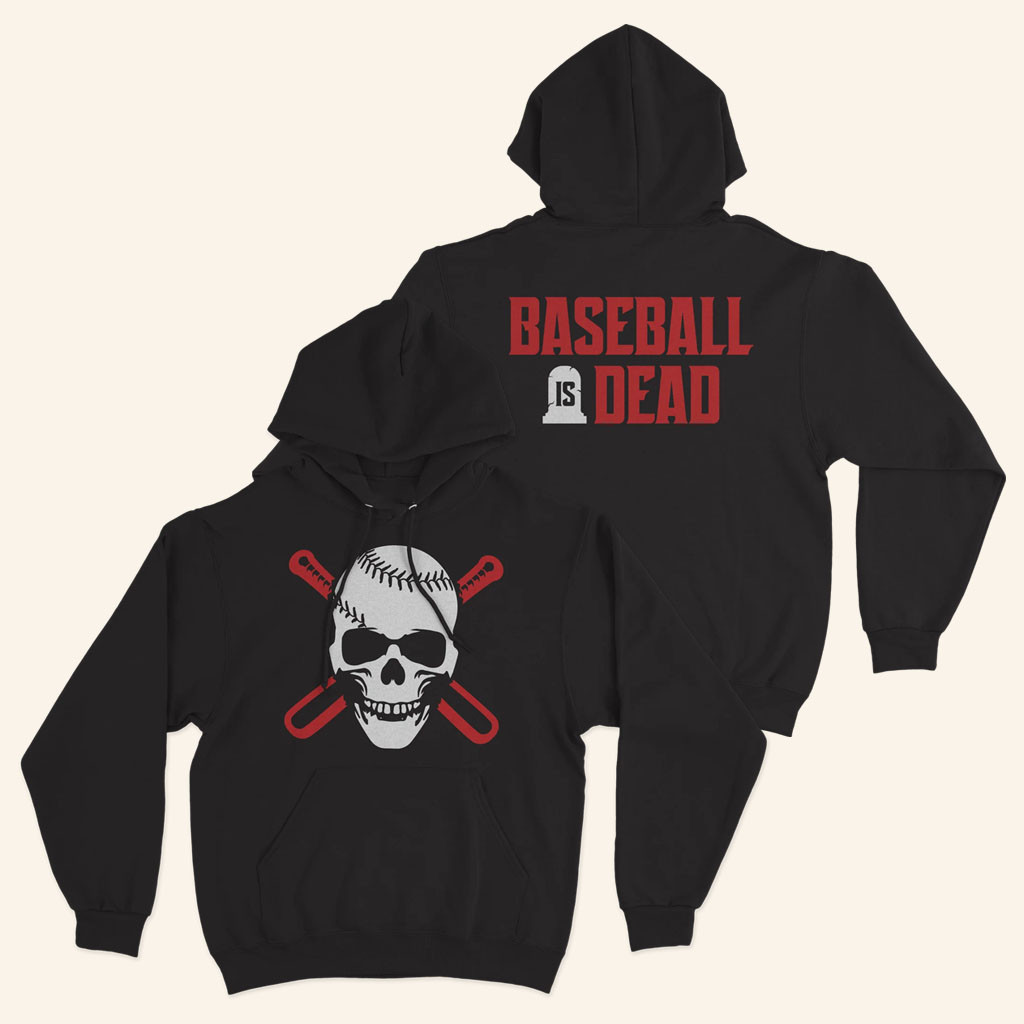 Section 10 Merch 2026 Baseball Is Dead Hoodie BID Skull Logo Hoodie Gifts For Podcast Fans - Petshi