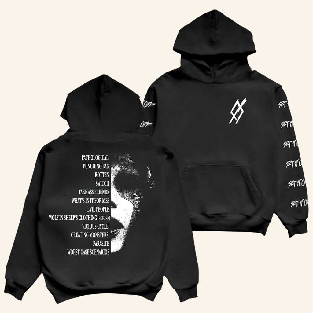Set It Off Merch 2026 SIO Album Tracklist Hoodie Gift Ideas For Rock Music Lovers - Petshi