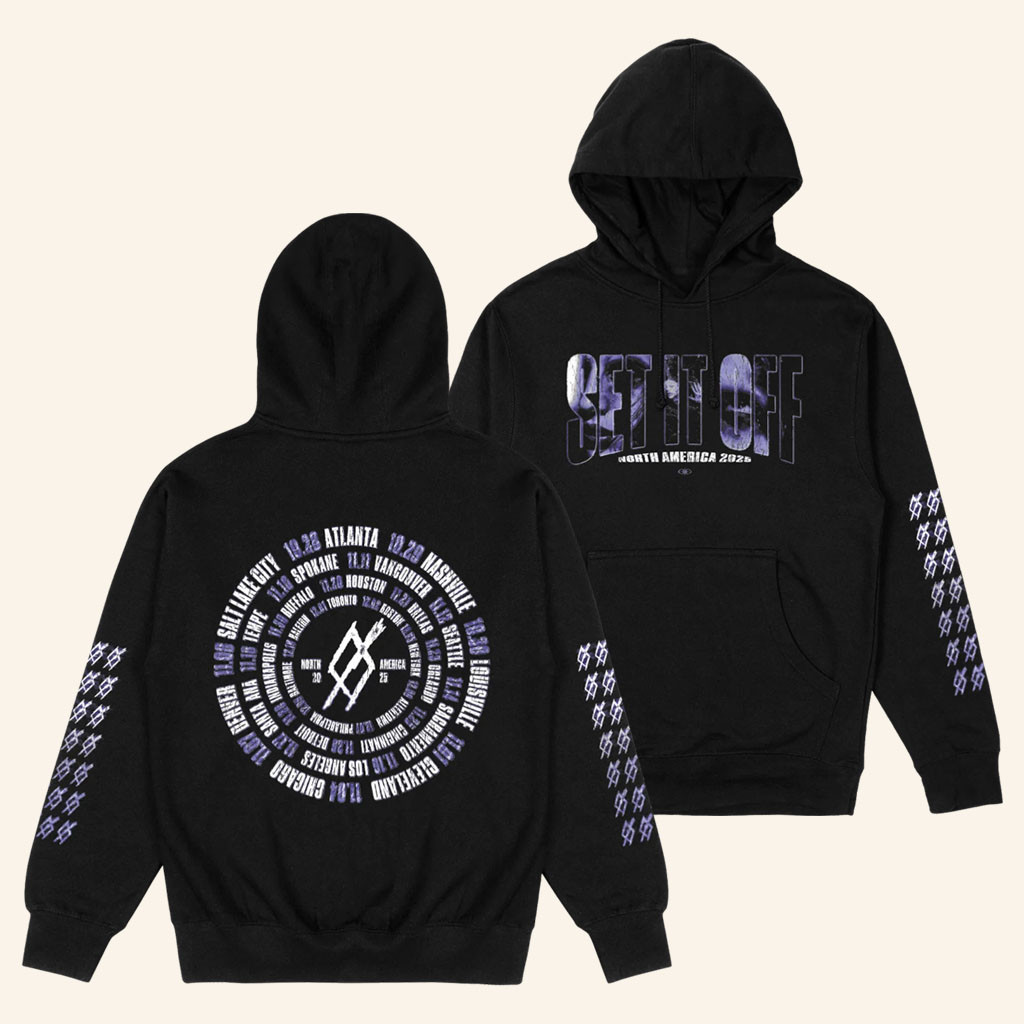 Set It Off Merch Fall 2025 Tour Hoodie Set It Off Band Hoodie Gifts For Rock Lovers - Petshi