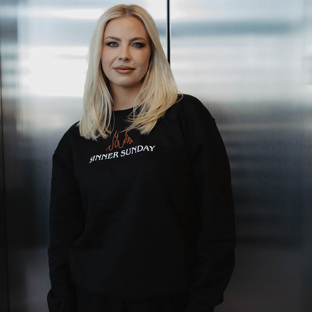 Sinner Sunday Merch 2026 Sinner Sunday Sweatshirt Hell Has A Basement Crewneck Gifts For Friend - Petshi