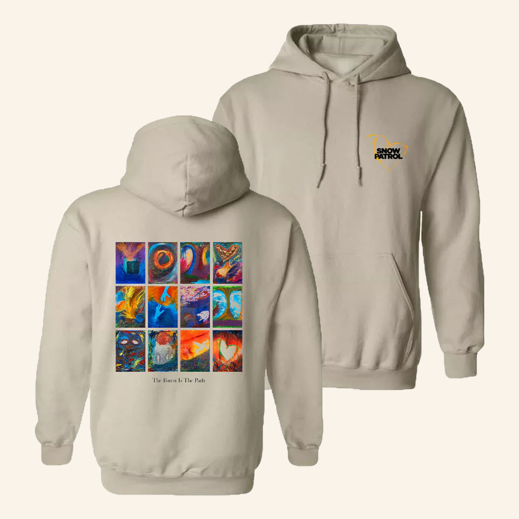 Snow Patrol Merch 2026 Art Hoodie The Forest Is The Path Hoodie Present For Band Fans - Petshi