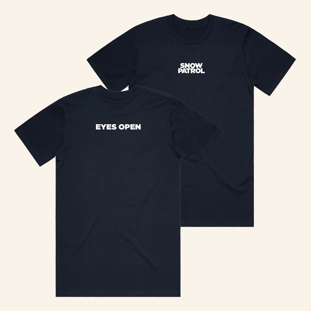 Snow Patrol Merch 2026 Eyes Open T-Shirt Snow Patrol Shirt Gifts For Rock Music Lovers - Petshi
