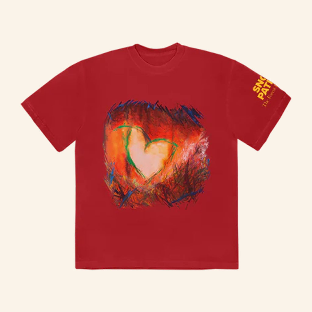 Snow Patrol Merch 2026 Red Heart T-Shirt The Forest Is The Path Shirt Present For Rock Fans - Petshi