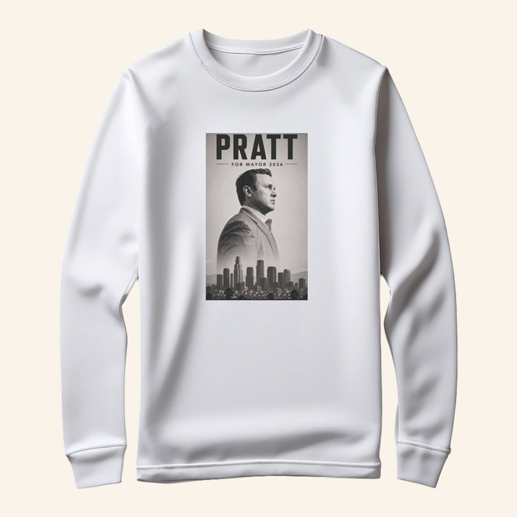 Spencer Pratt Merch 2026 Spencer Pratt Campaign Long Sleeve Shirt Pratt For Mayor Merch Gifts - Petshi