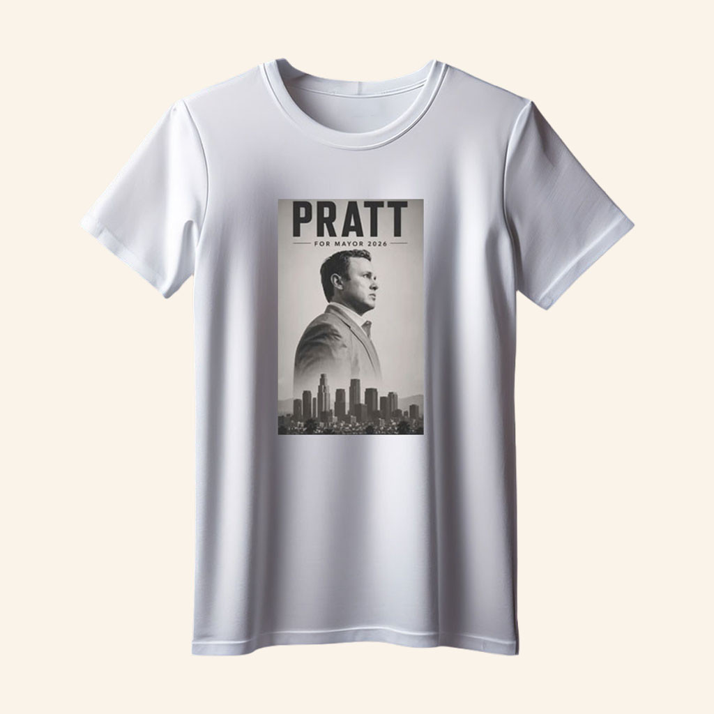 Spencer Pratt Merch 2026 Spencer Pratt Campaign T-Shirt Pratt For Mayor Parody Shirt Gifts - Petshi