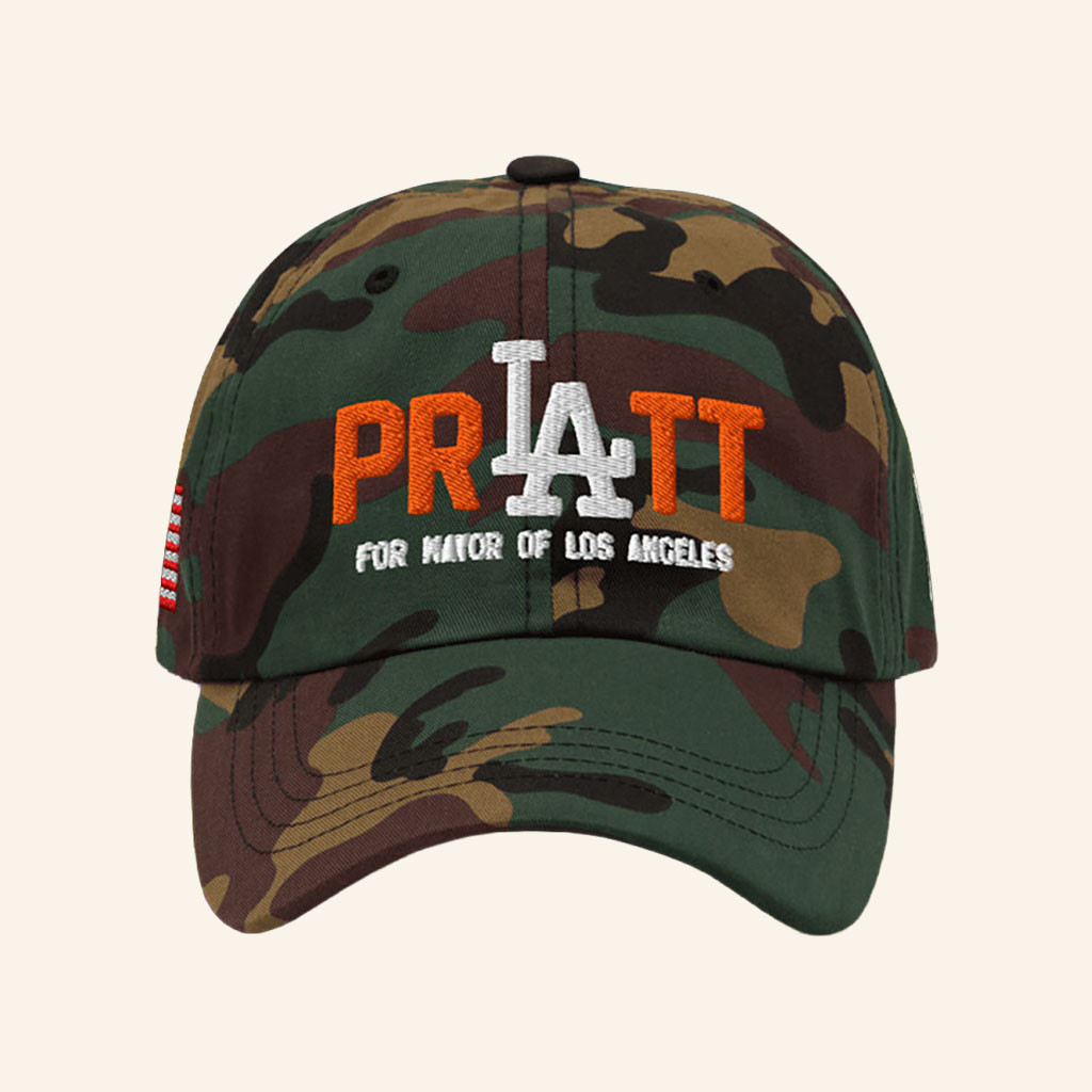 Spencer Pratt Merch 2026 Spencer Pratt For Mayor Of LA Camo Hat Gifts For Friends - Petshi