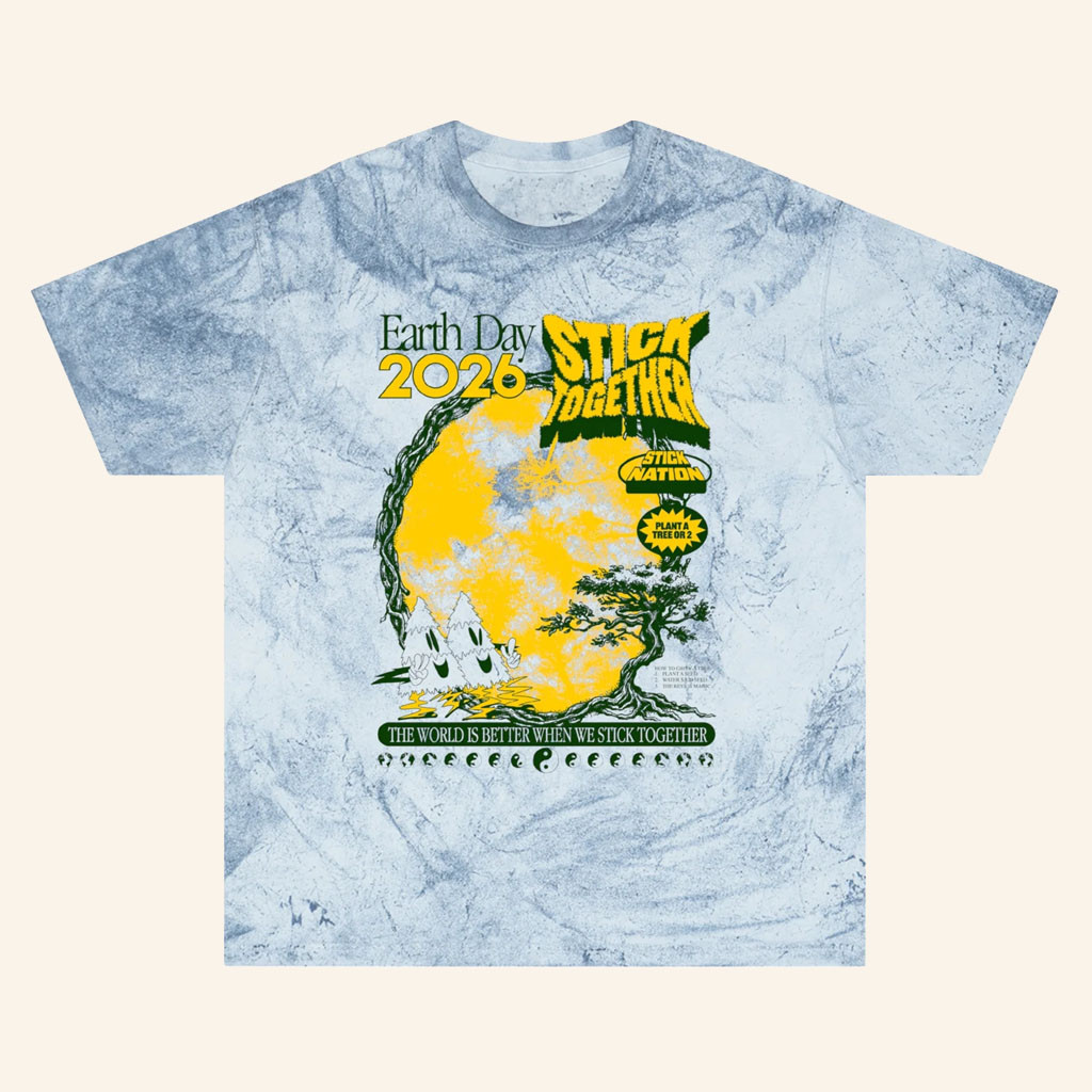 Stick Reviews Merch 2026 Earth Day 2026 Vintage T-Shirt Stick Together Shirt Gifts For Husband - Petshi