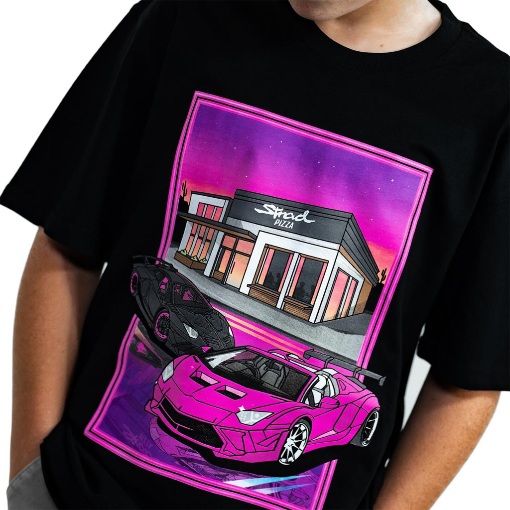 Stradman Merch 2026 Strad Pizza T-Shirt Car Enthusiast Gifts For Husband - Petshi