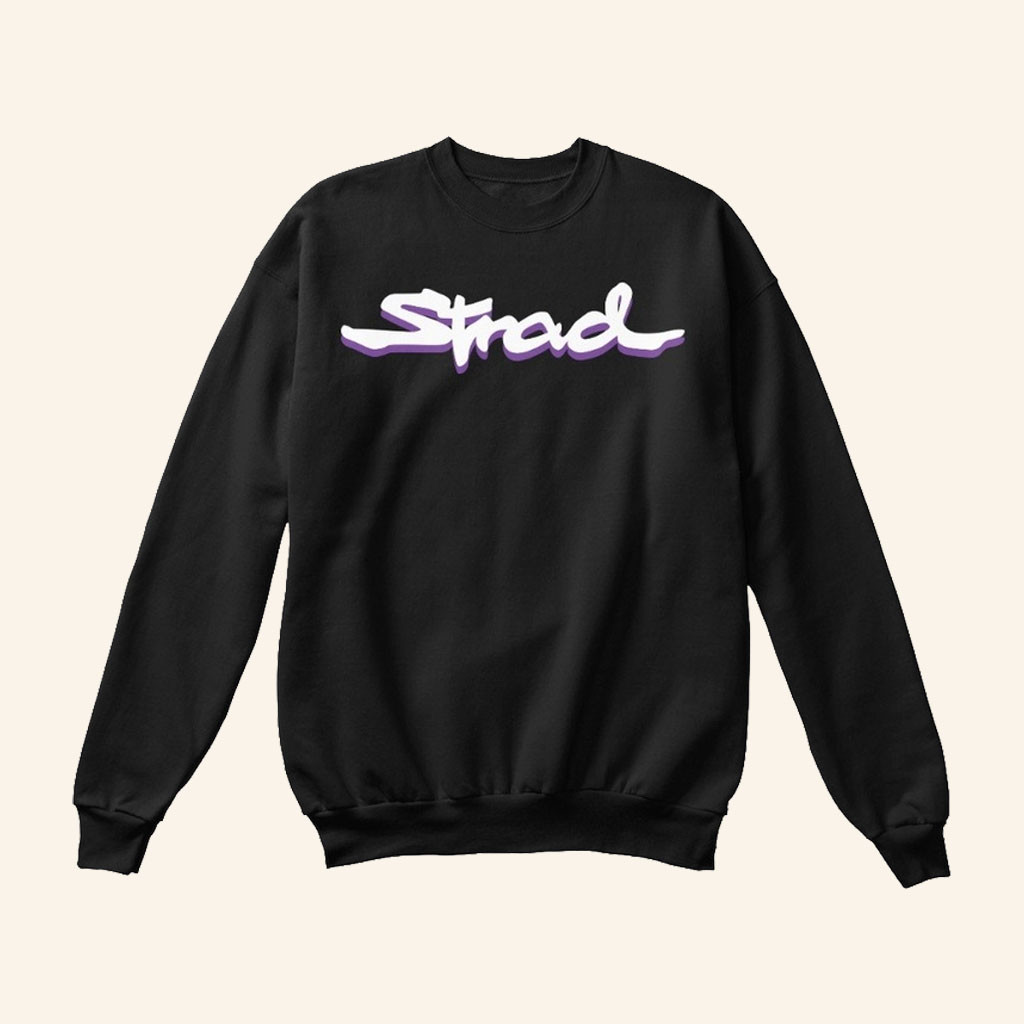 Stradman Merch 2026 The Strad Crewneck Sweatshirt Black Unique Father's Day Gifts - Petshi