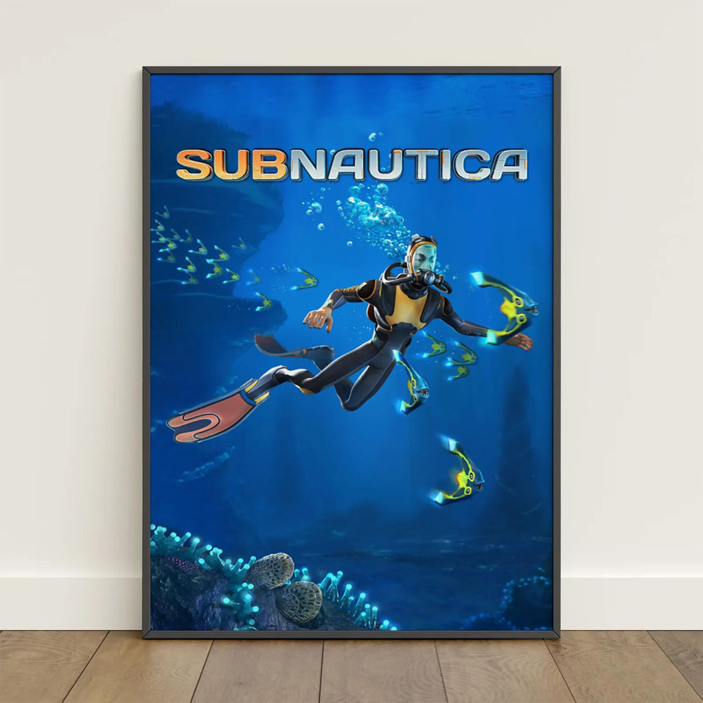 Subnautica Merch 2026 Subnautica Game Cover Poster Home Decor Gifts For Game Lovers - Petshi