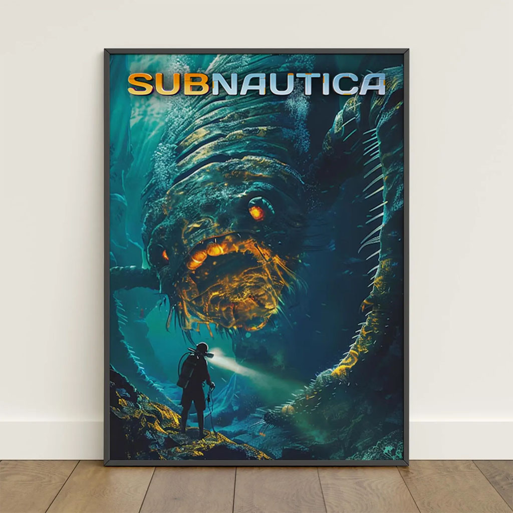 Subnautica Merch 2026 Subnautica Game Poster Wall Decor Best Gifts For Game Lovers - Petshi