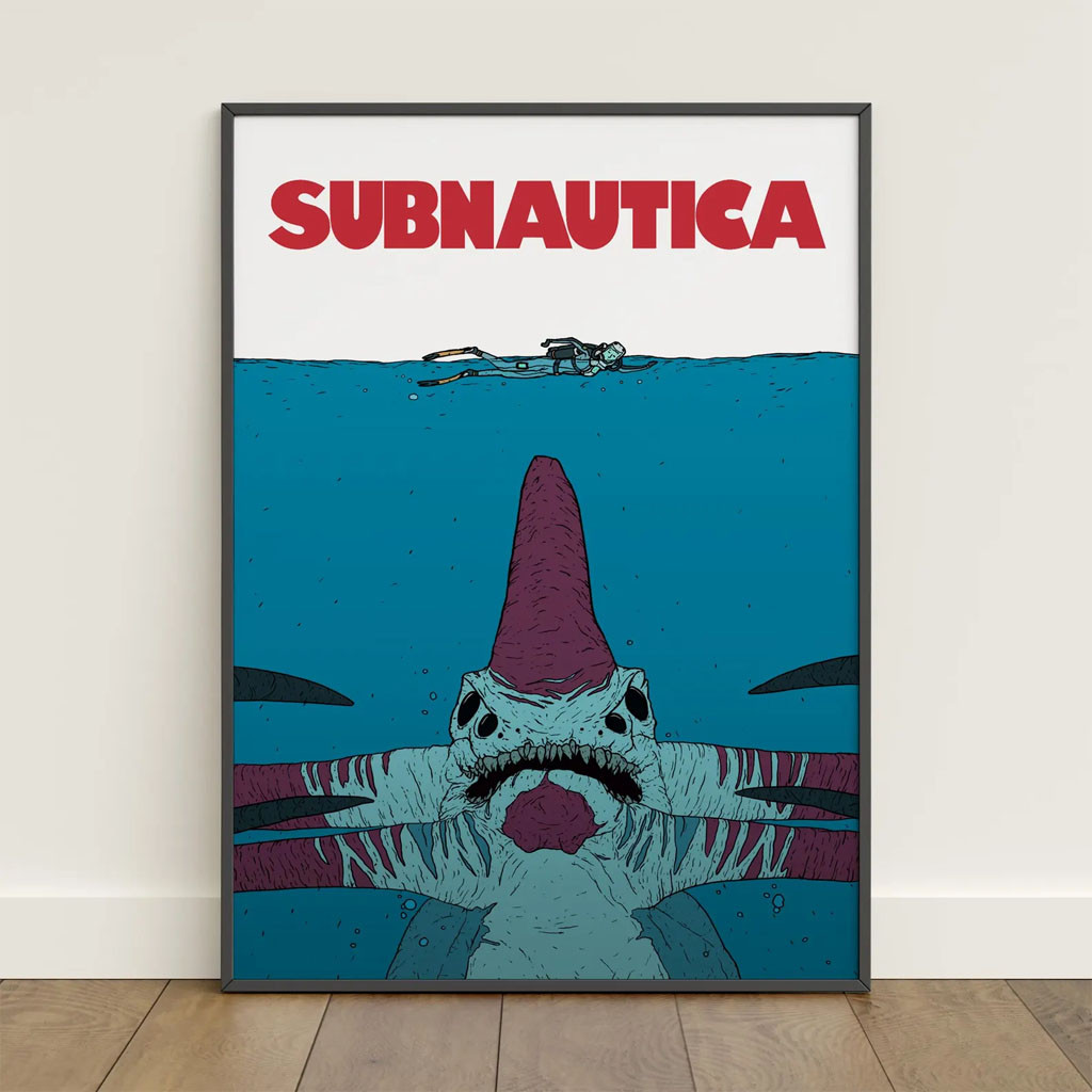 Subnautica Merch 2026 Subnautica Game Poster Wall Decor For Living Room Game Lover Gifts - Petshi