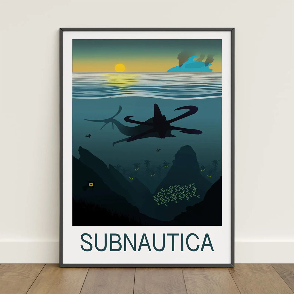 Subnautica Merch 2026 Subnautica Poster Ryley Robinson Poster Wall Art Decor Game Lover Gifts - Petshi