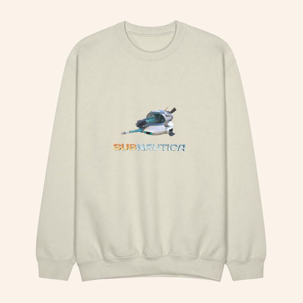 Subnautica Merch 2026 Subnautica Seamoth Crewneck Sweatshirt Gifts For Video Game Lovers - Petshi