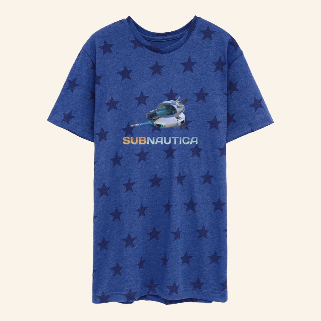 Subnautica Merch 2026 Subnautica Seamoth Star T-Shirt Gifts For A Video Game Lover - Petshi