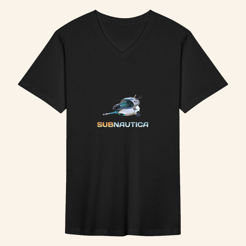 Subnautica Merch 2026 Subnautica Seamoth V-Neck T-Shirt Present For Game Lovers - Petshi