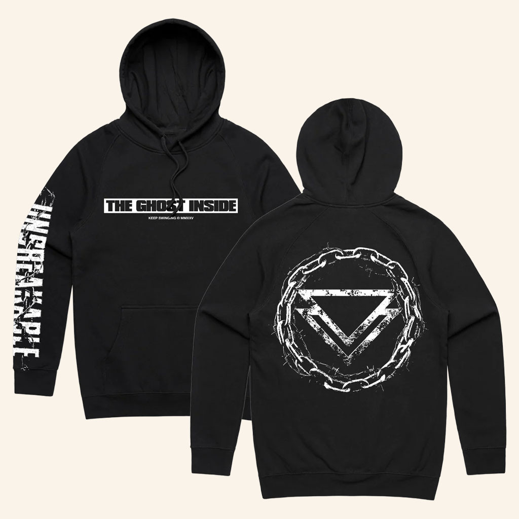 The Ghost Inside Merch 2026 Barbed Chain Hoodie Gifts For Metalcore Band Fans - Petshi