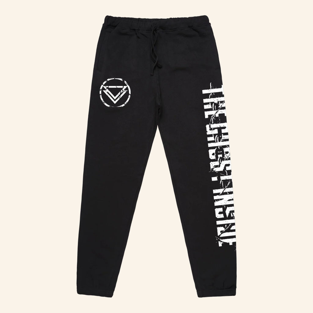 The Ghost Inside Merch 2026 Barbed Chain Sweatpants Best Gifts For Metalcore Band Fans - Petshi