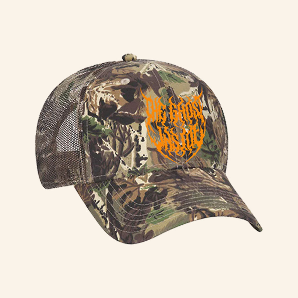 The Ghost Inside Merch 2026 Metal Logo Trucker Hat Camo Best Gifts For Band Fans - Petshi