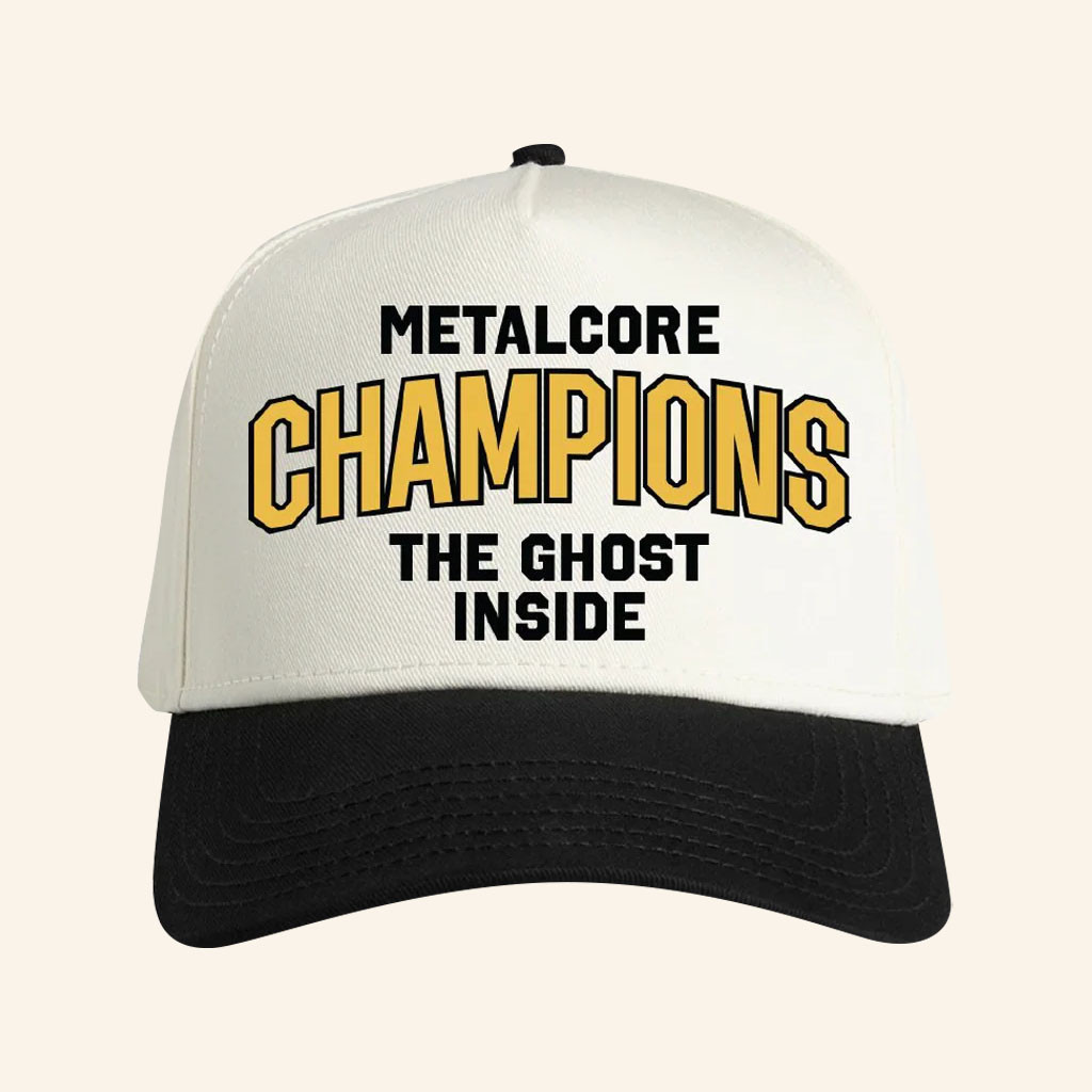 The Ghost Inside Merch 2026 Metalcore Champions Embroidered Hat Present For Band Fans - Petshi